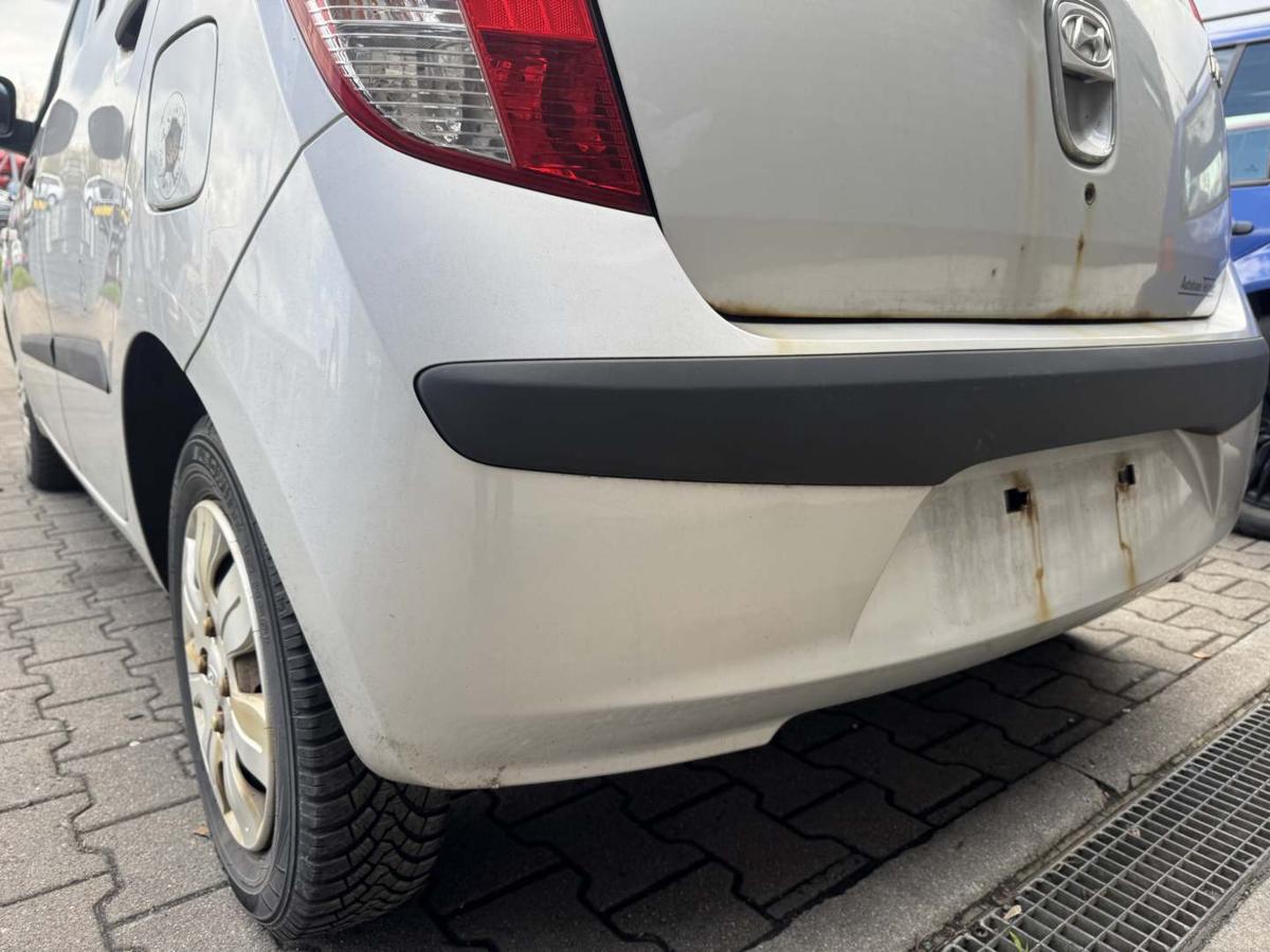 Hyundai I10 PA original Sto&szlig;stange Stossf&auml;nger hinten HD Sleek Silver Bj.2010